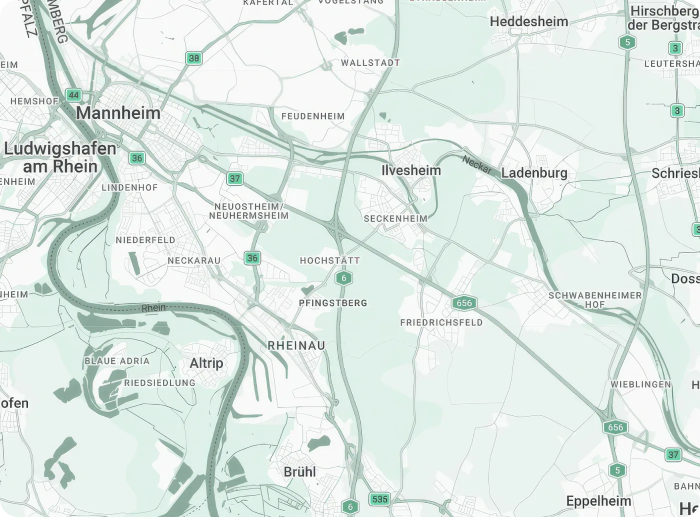Lage der Hair Genesis Klinik f&uuml;r Haartransplantation in Mannheim